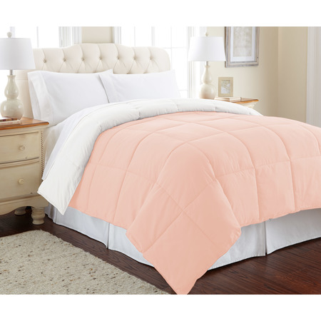 Modern Threads Down alternative reversible comforter Blush/White King 2DWNCMFG-BSW-KG